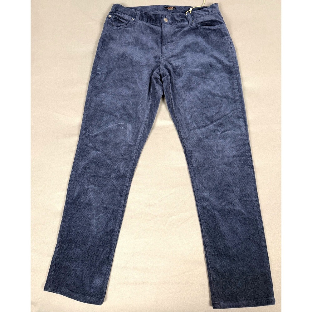 Quince Corduroy Pants Mens 34x32 Deep Navy Organic Stretch 5-Pocket